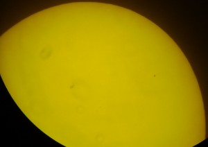 Merkur - drobna pikica na Soncu